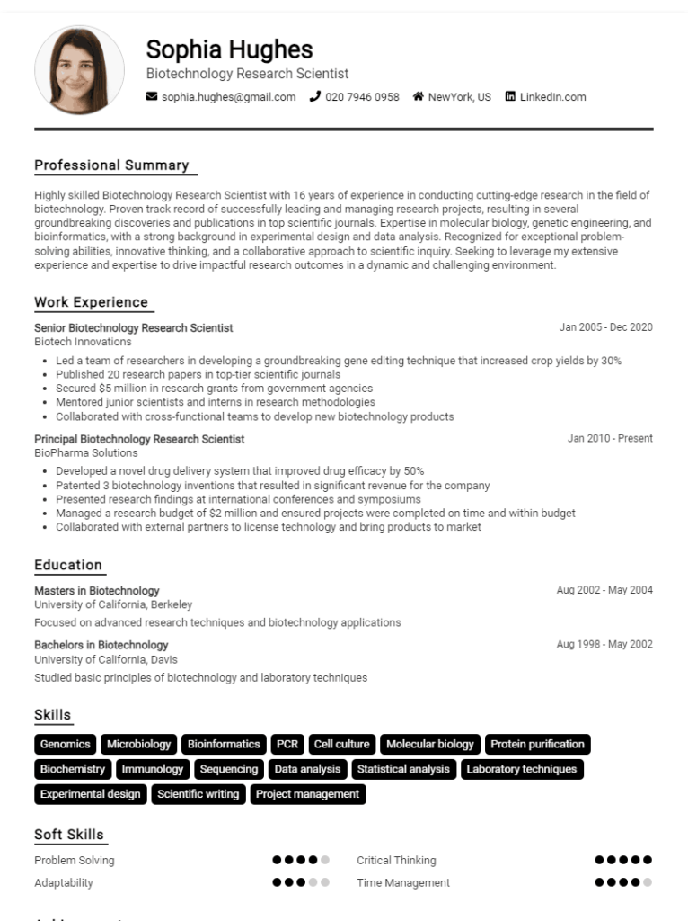 Executive-CV-Template