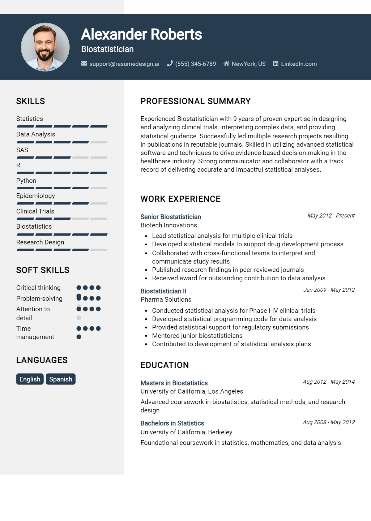 Biostatistician Resume Example (1)