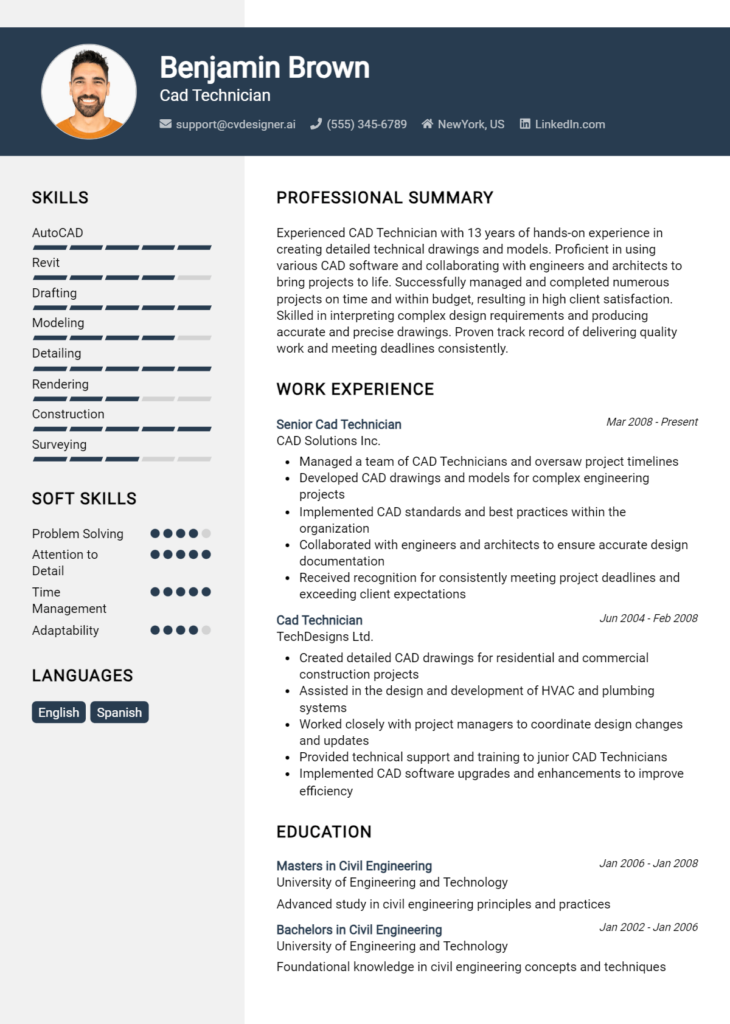 15 BIM Engineer Resume Examples And Templates for 2024 - ResumeDesign.ai