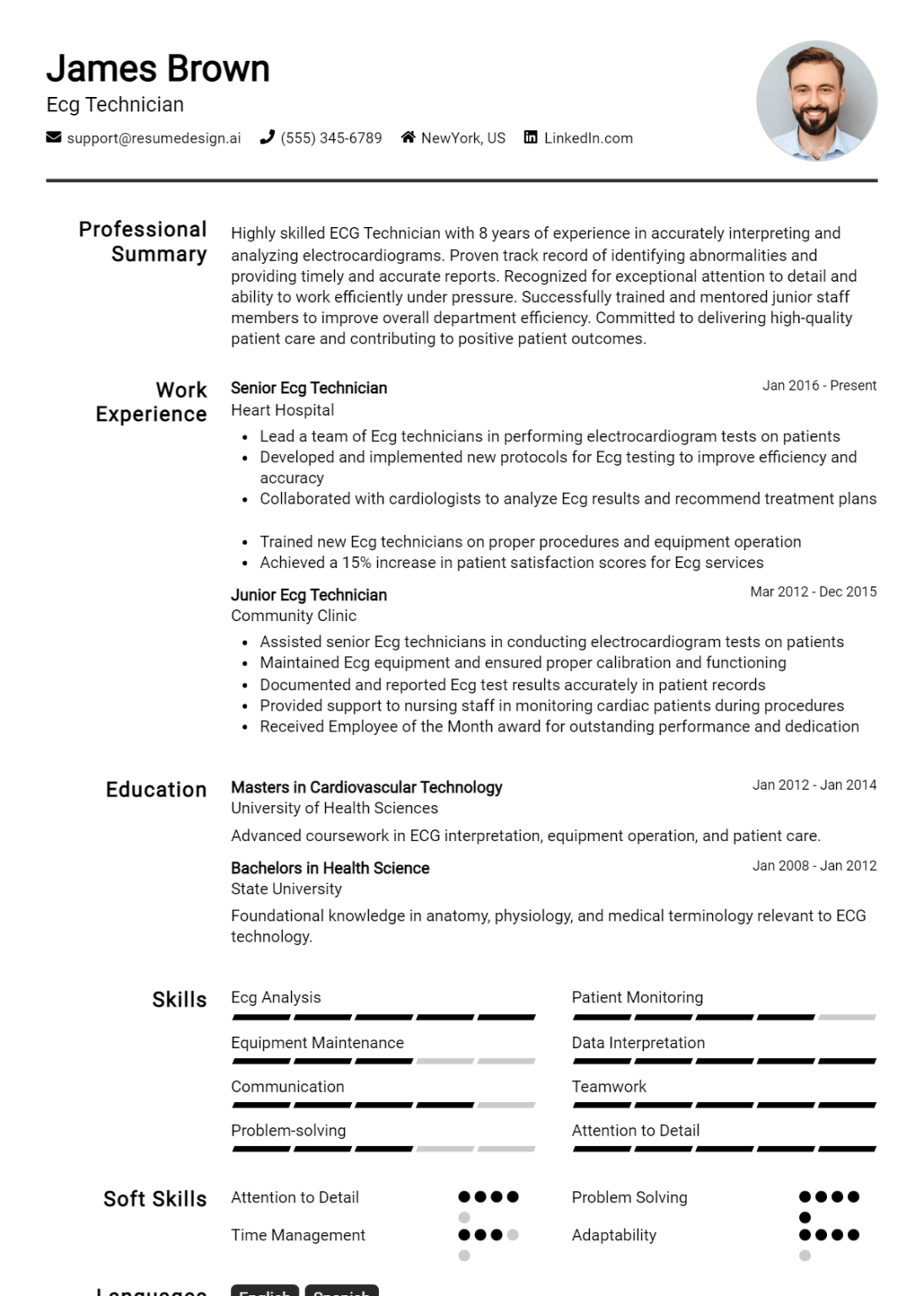 24 EEG Technologist Resume Examples And Templates for 2024 ...