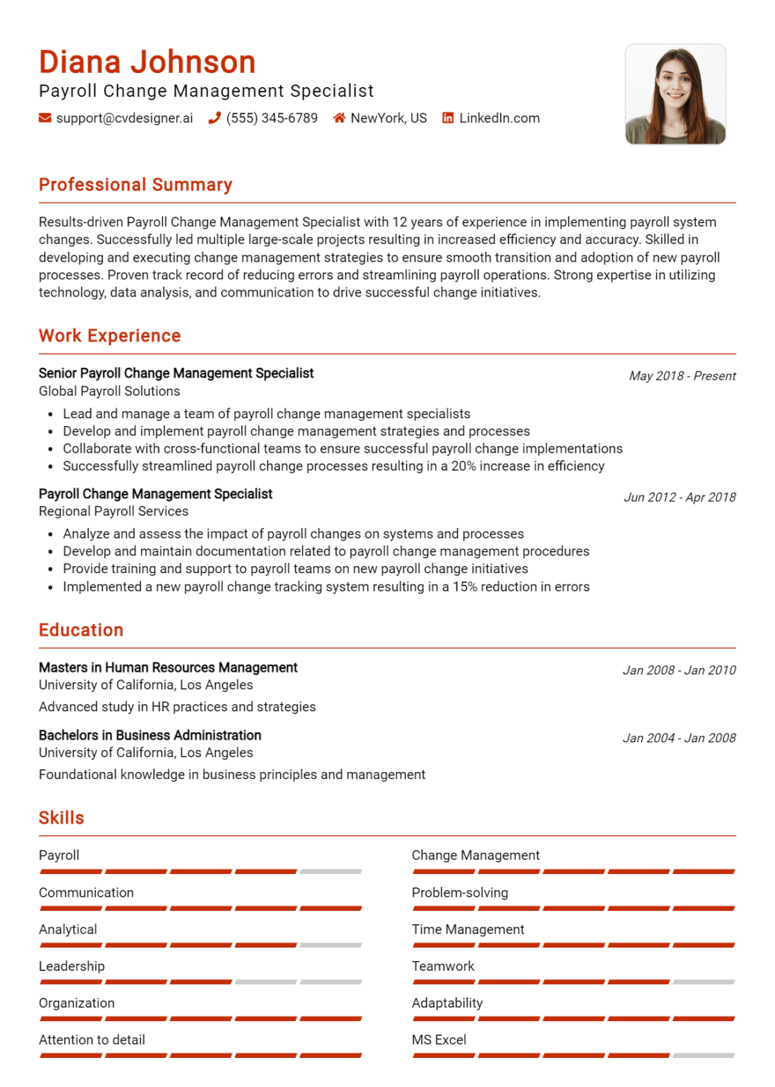 18 Payroll Specialist Resume Examples And Templates for 2024 ...