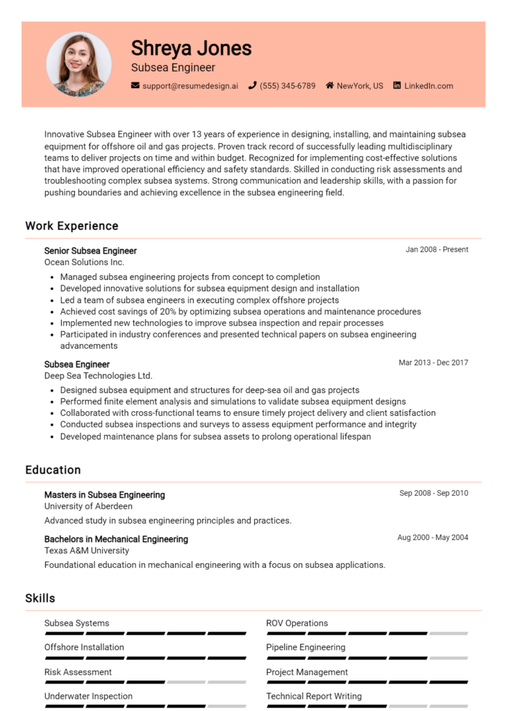 18 Mining Engineer Resume Examples And Templates for 2024 - ResumeDesign.ai