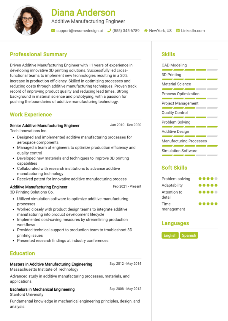 20 Automotive Engineer Resume Examples And Templates For 2024 Expert Tips Resumedesignai 8898