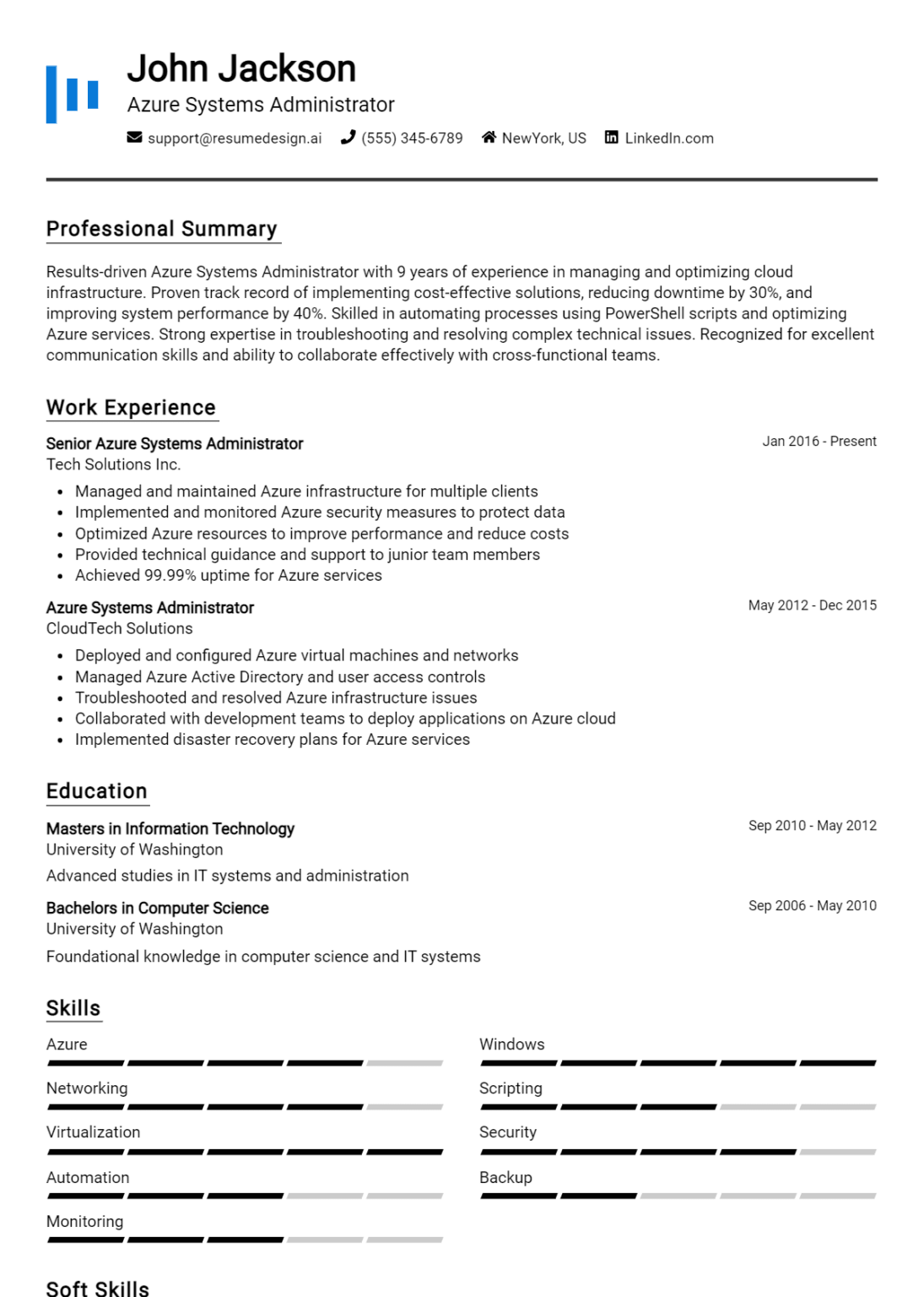 24 Terraform Administrator Resume - Azure Systems Administrator Resume Example 1095x1536 