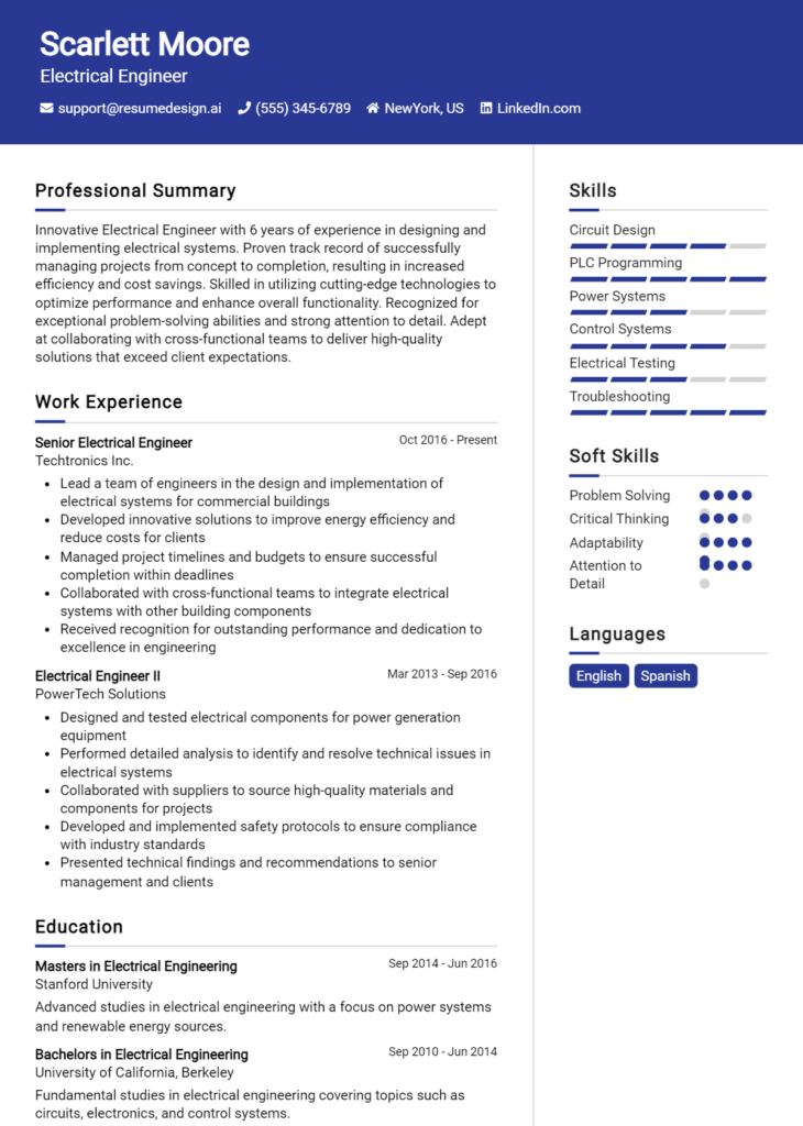 Electrical Engineer Resume Example (1)