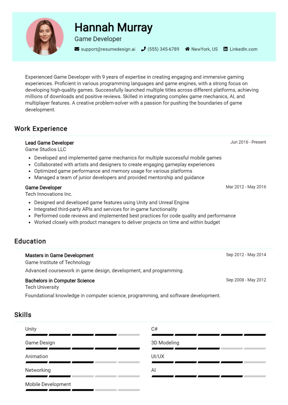 24 Front-End Developer Resume Examples And Templates for 2024: Best ...