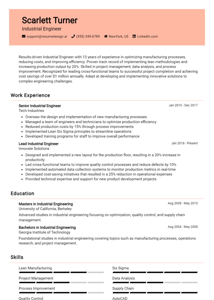 Industrial Engineer Resume Example (1)