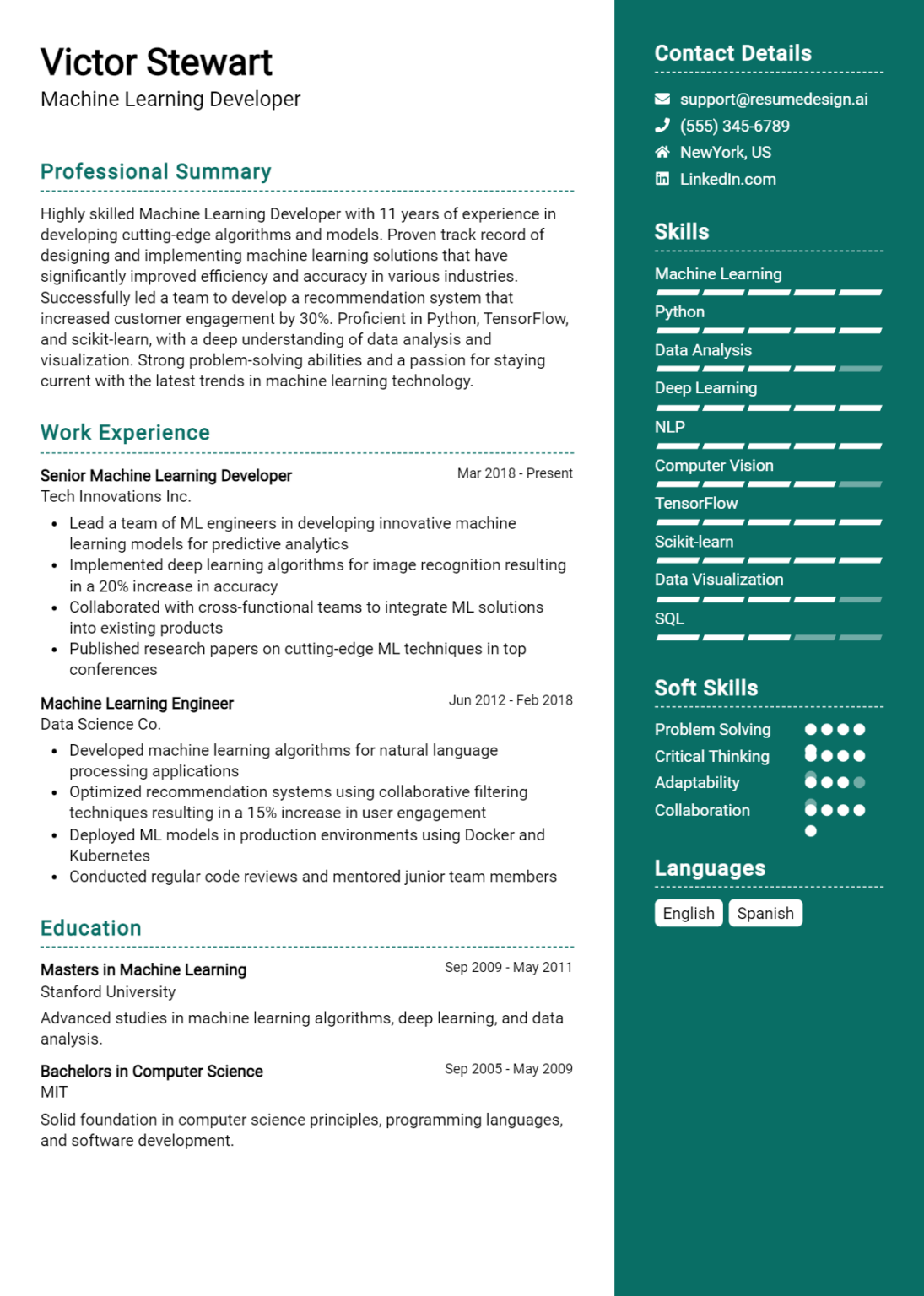 24 Front-End Developer Resume Examples And Templates for 2024: Best ...