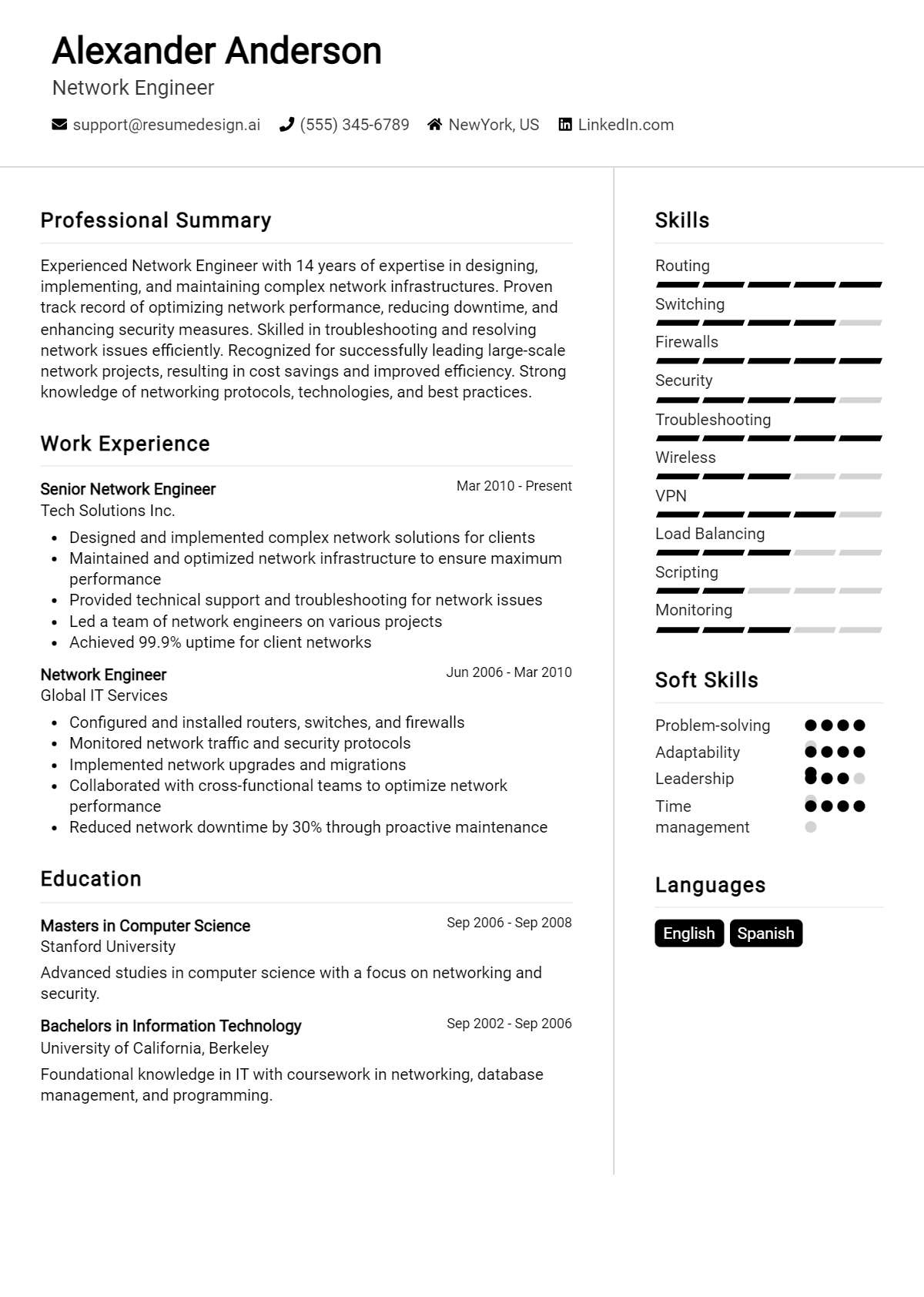 Network Engineer Resume Example (1)