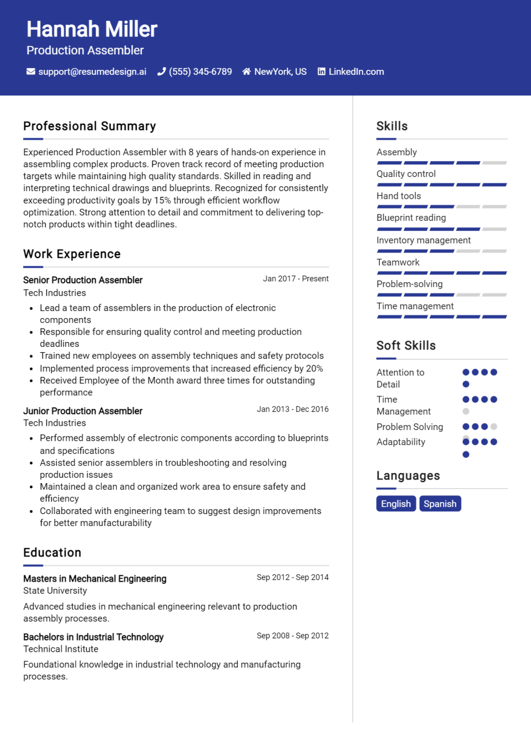 18 Welder/Fabricator Resume Examples And Templates for 2024 [Guide ...