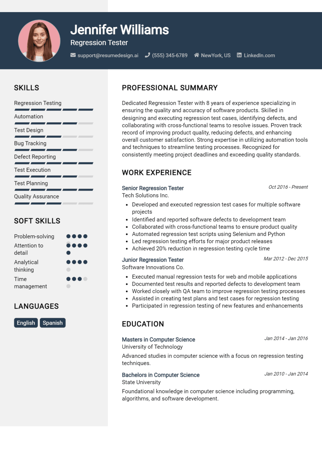 24 Test Automation Engineer Resume Examples And Templates for 2025 ...