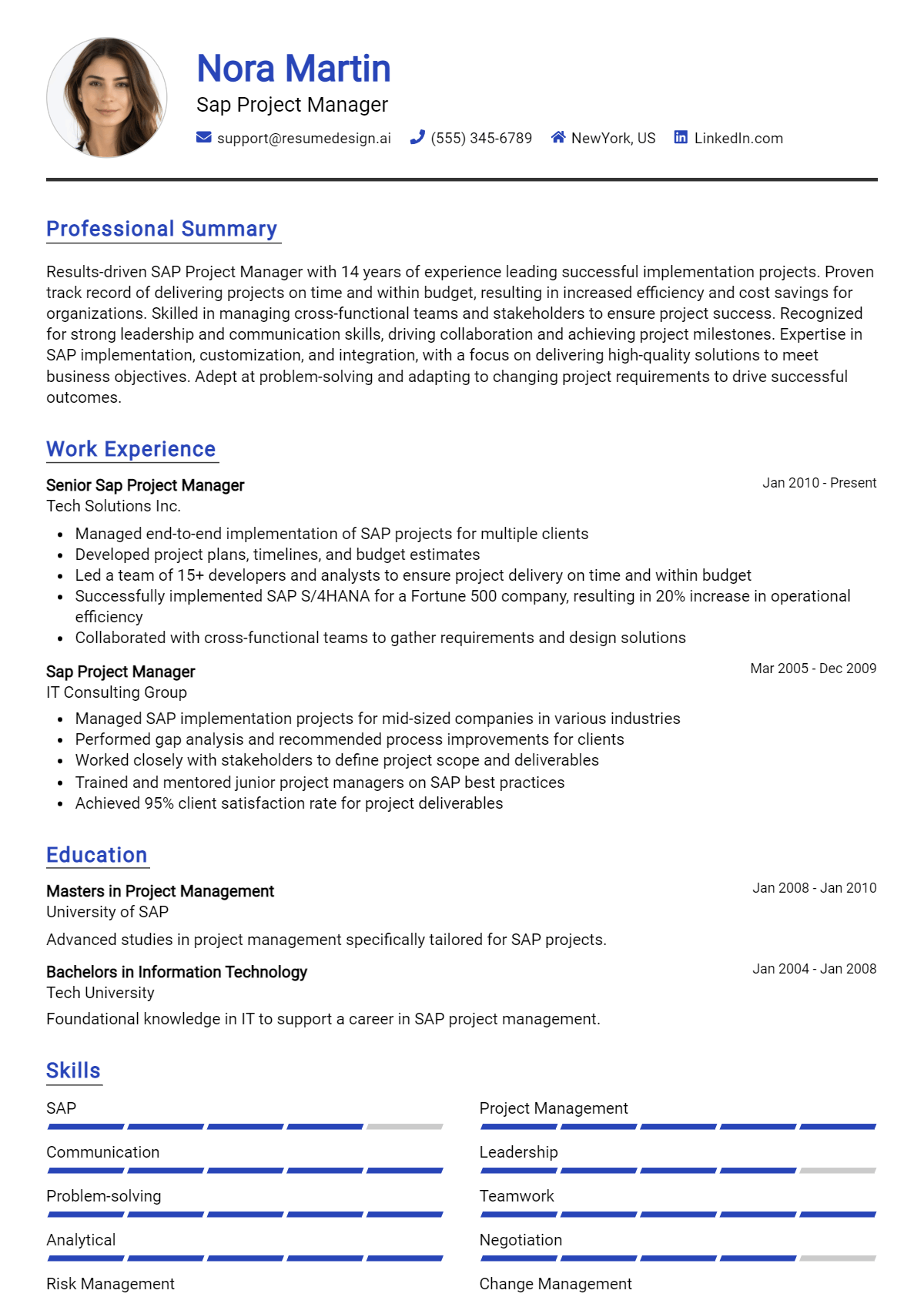 14 SAP SD Consultant Resume Examples And Templates for 2024 ...