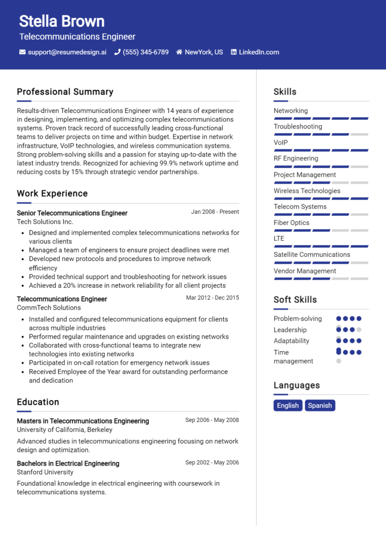 20 VLSI Design Engineer Resume Examples And Templates for 2024 ...