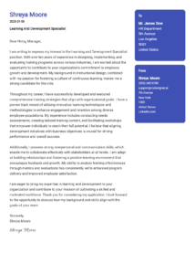 9 Learning and Development Specialist Cover Letter Examples And ...