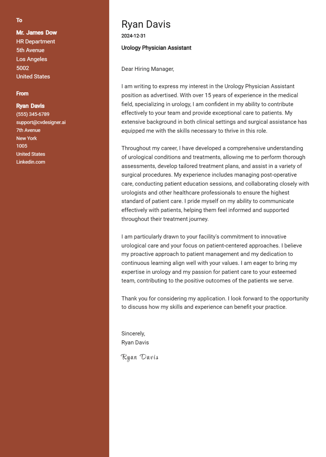 11 Urology Physician Assistant - Urology Physician Assistant Cover Letter Example 1095x1536 